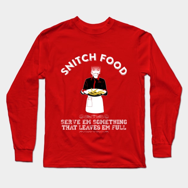 GRIND Snitch Food Long Sleeve T-Shirt by GRIND